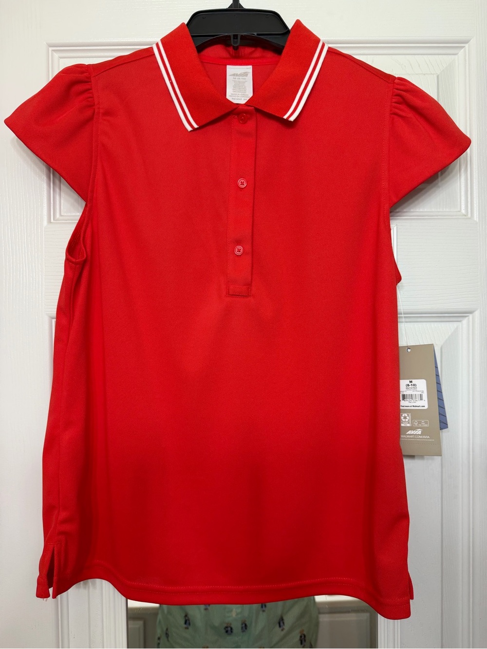 red Avia women's golf polo NWT